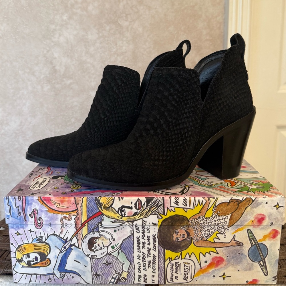 Jeffrey Campbell Snakeskin Ankle Boots